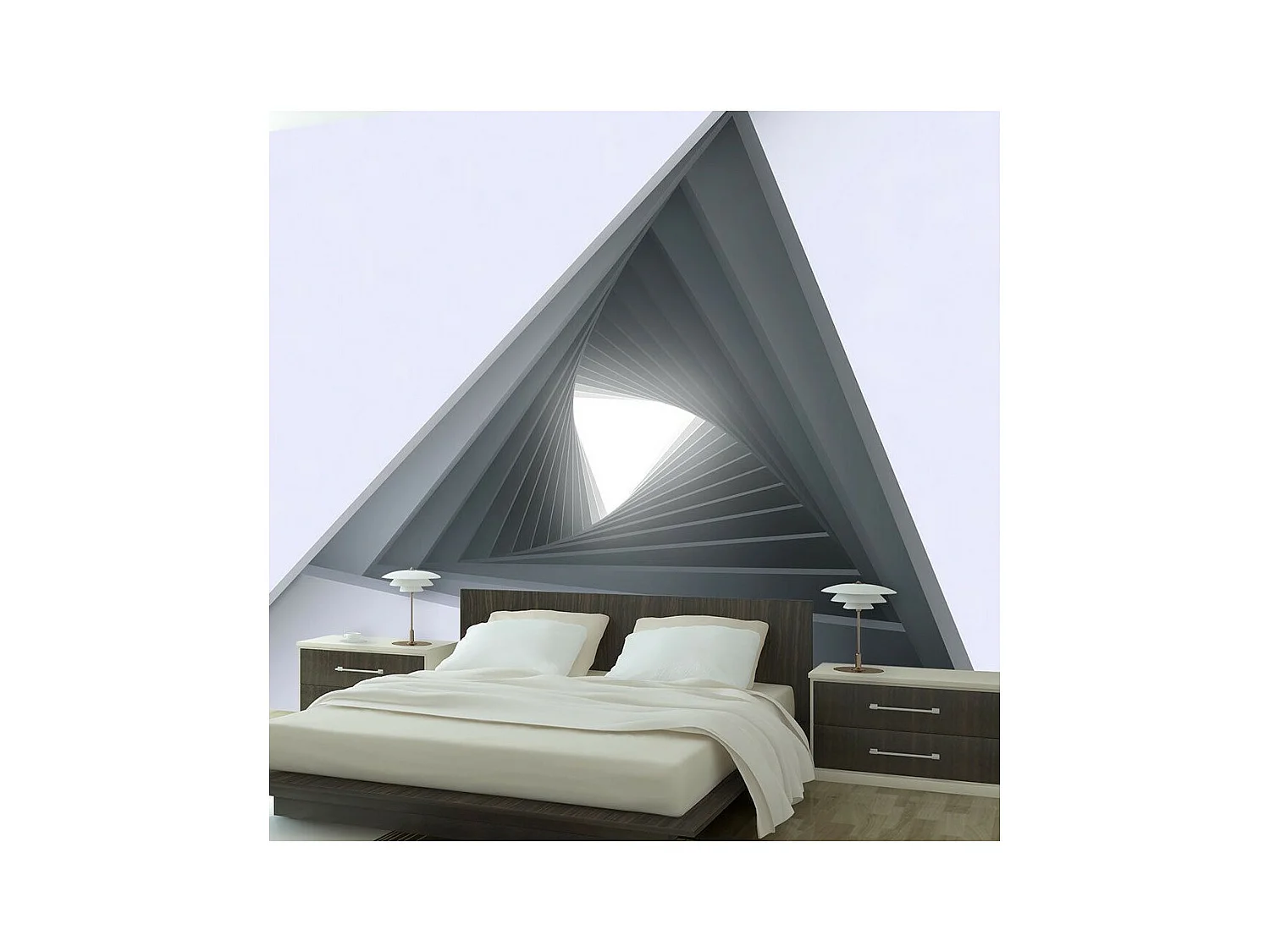 Papier Peint "Tunnel To the Future" 140 x 200 cm