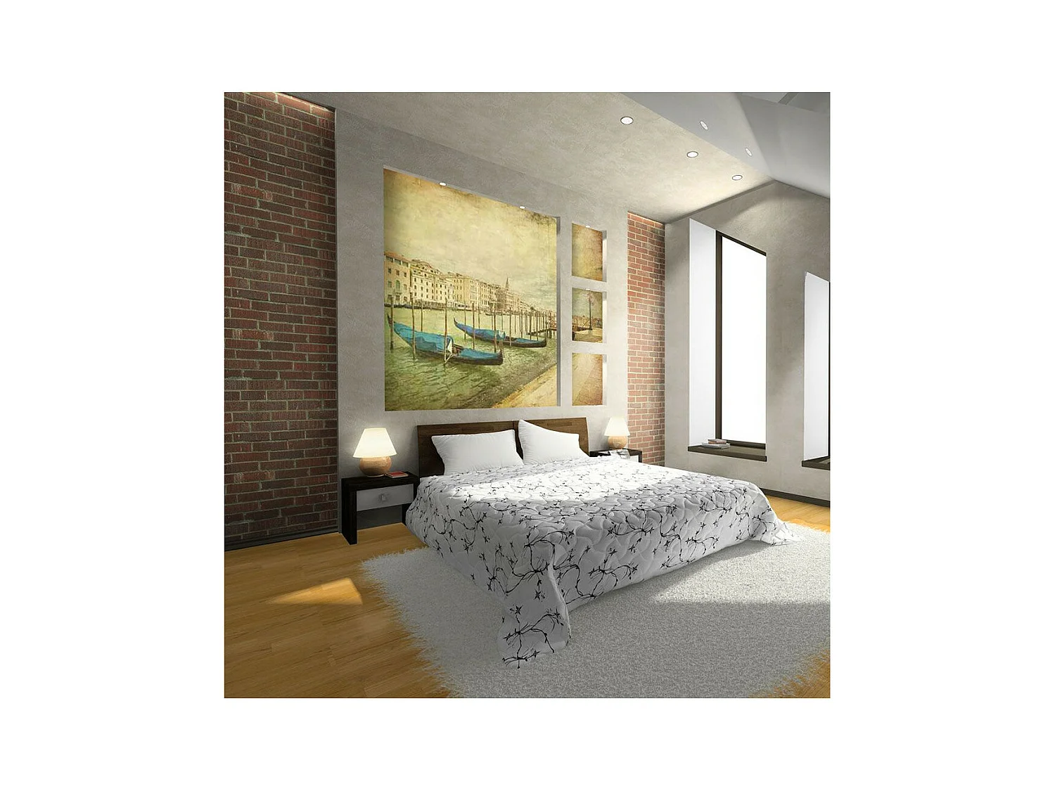 Papier Peint "Grand Canal, Venice Vintage" 270 x 350 cm