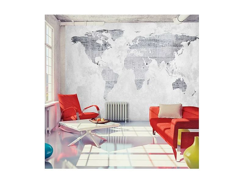 Papier Peint "Concrete Map" 140 x 200 cm