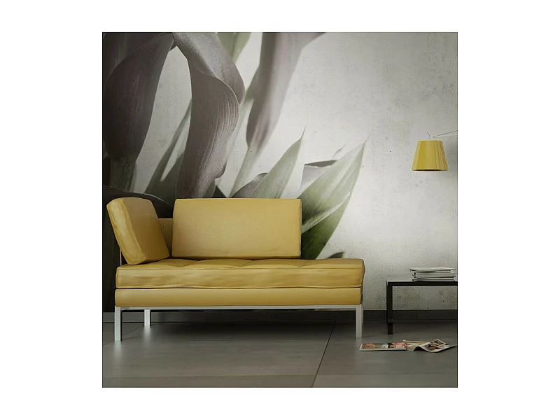 Papier Peint "Fleurs Calla Violet Foncé Vintage" 270 x 350 cm