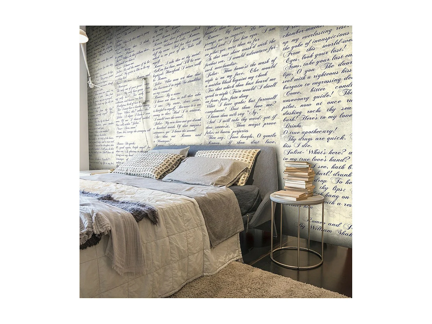 Papier Peint "Verses of Love Romeo & Juliet" 50x1000cm