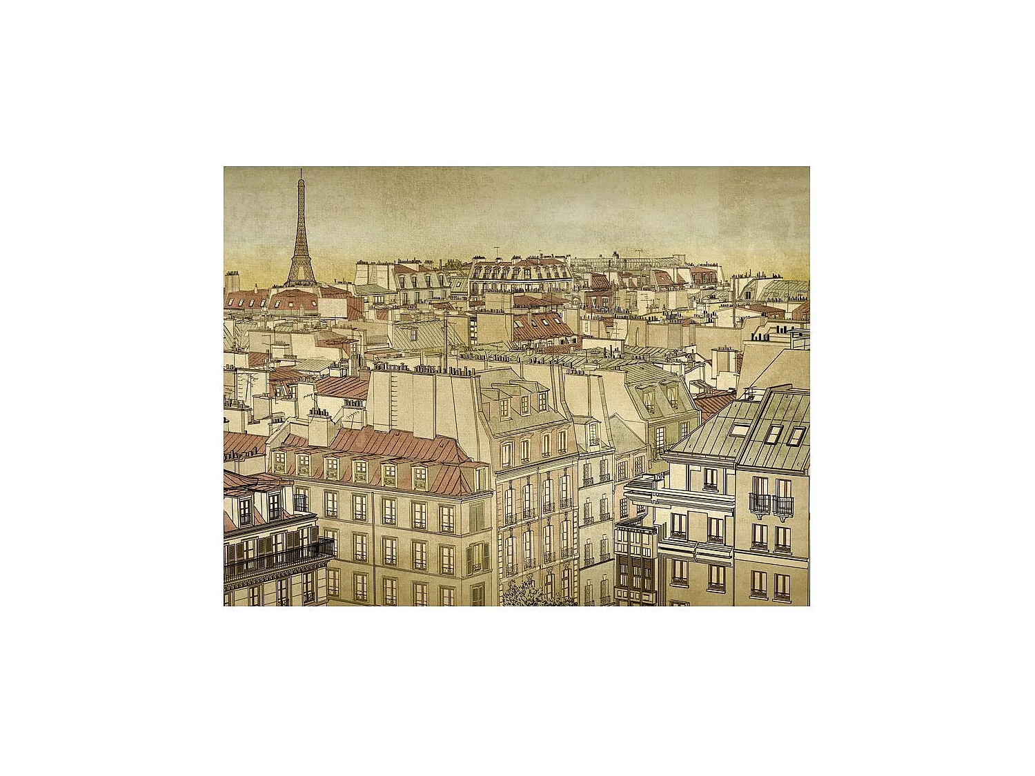 Papier Peint "Good Bye Paris!" 154 x 200 cm