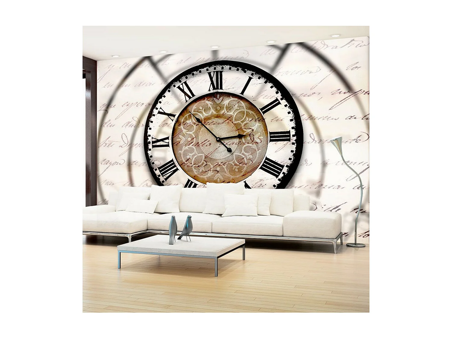 Papier Peint "Clock Movement" 105 x 150 cm