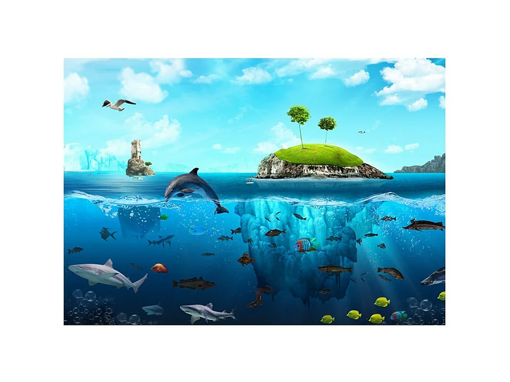 Papier Peint "Royaume Nautique" 175 x 250 cm