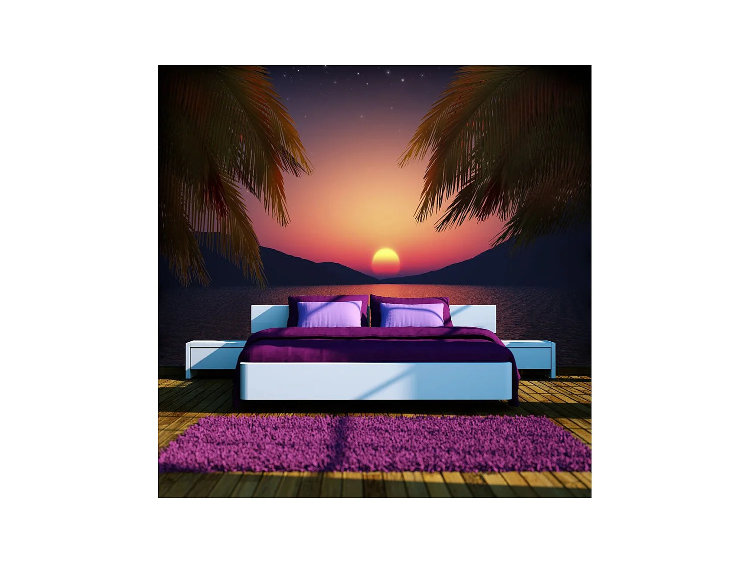 Papier Peint "Soir Romantique" 175 x 250 cm