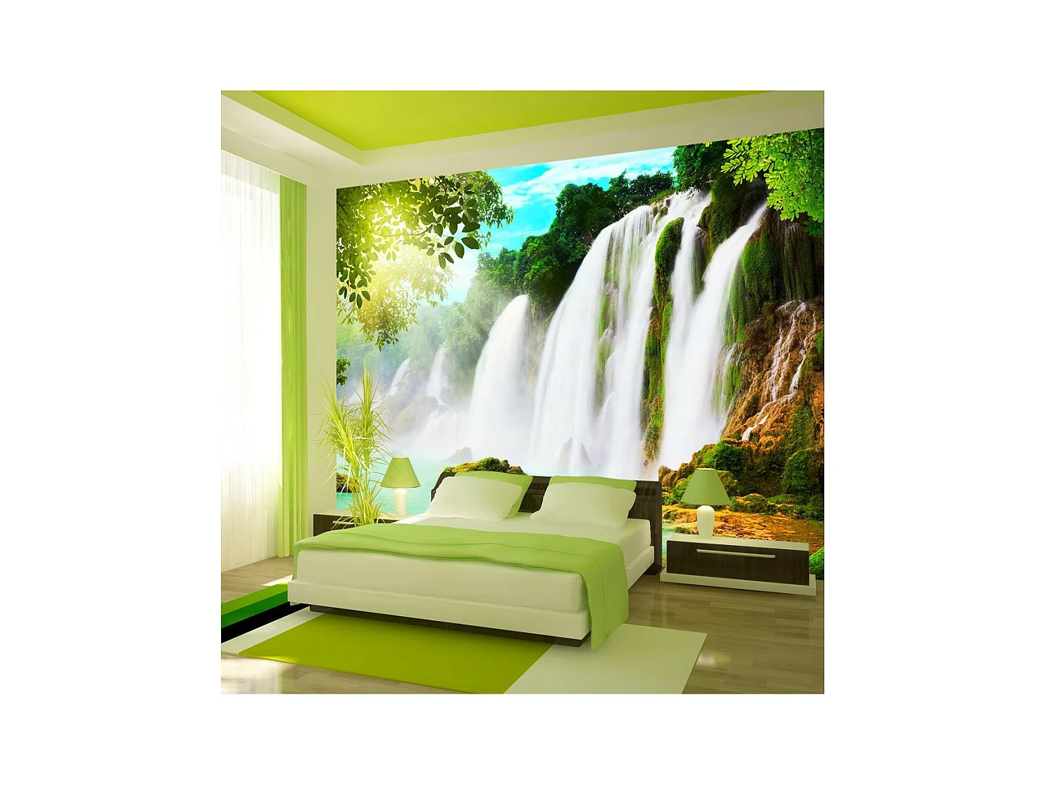 Papier Peint "The Beauty of Nature : Waterfall" 70 x 100 cm