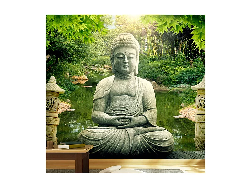 Papier Peint "Buddha's Garden" 70 x 100 cm