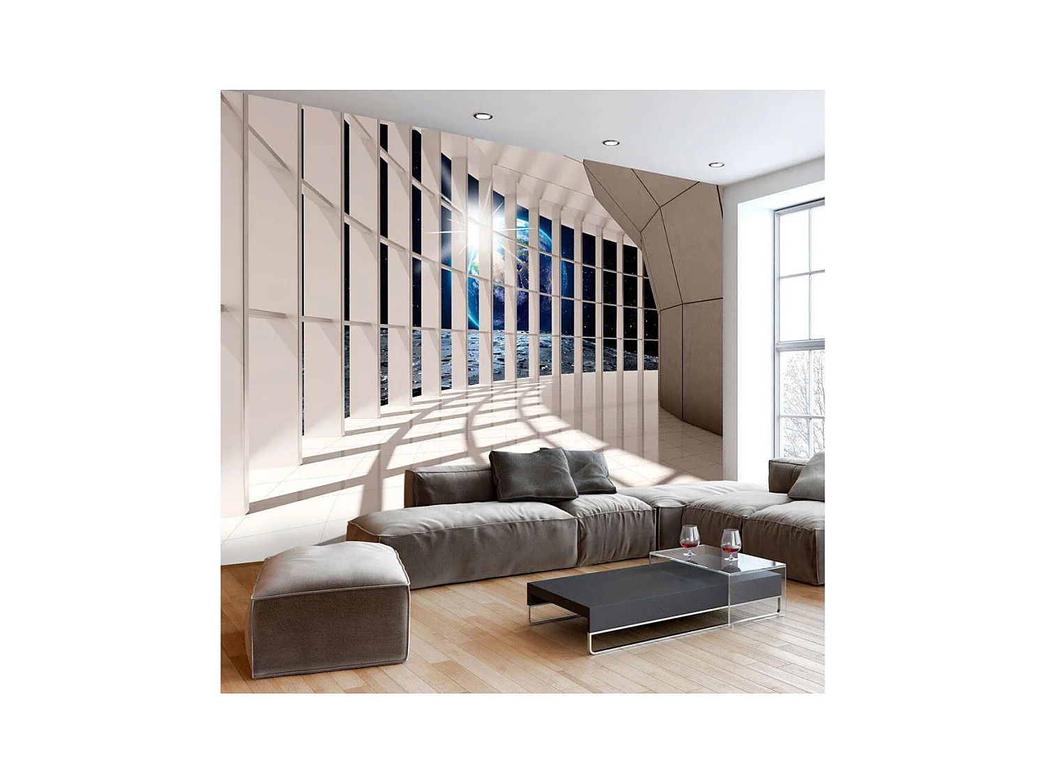 Papier Peint "Lunar Passage" 70 x 100 cm