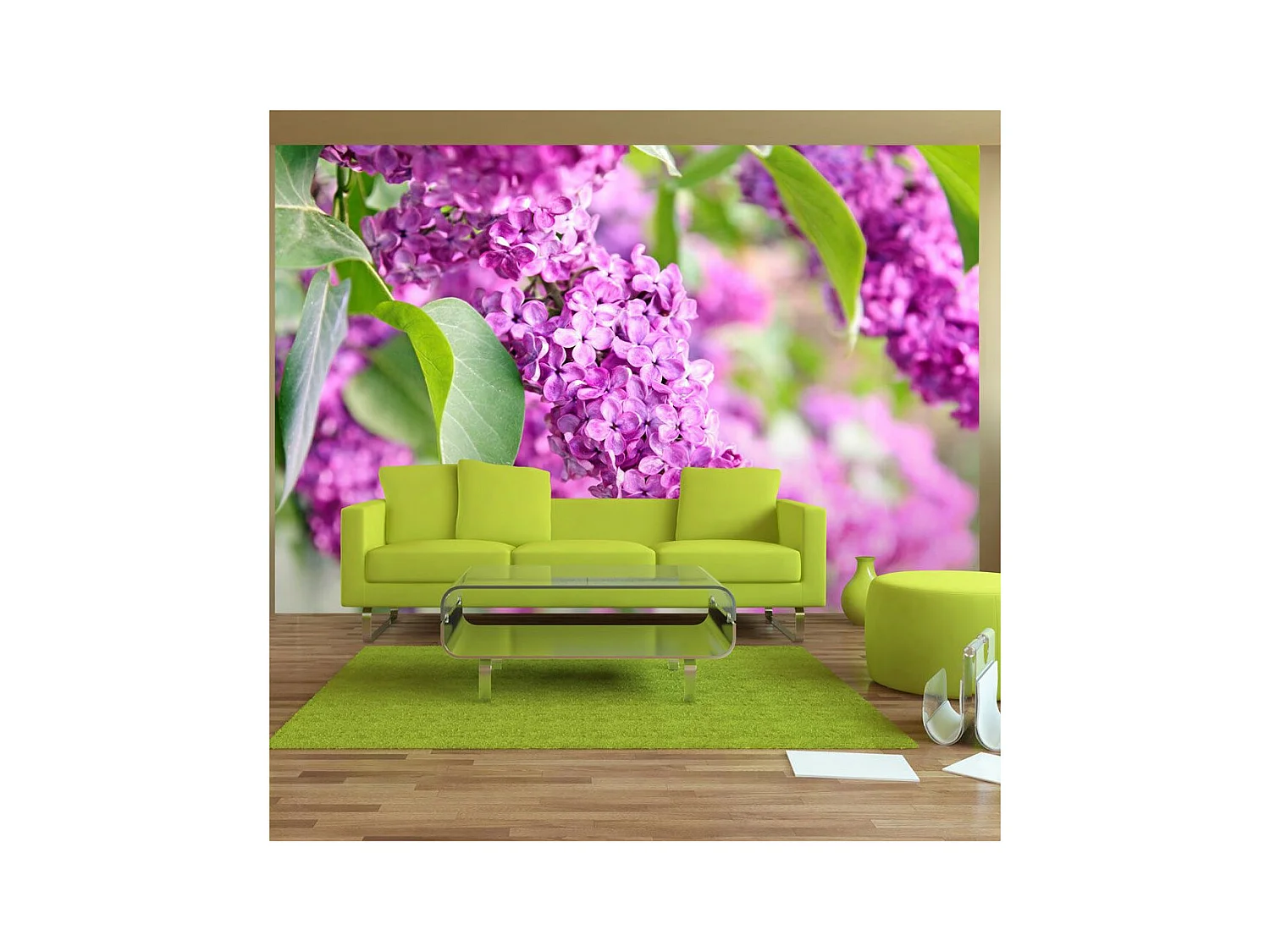 Papier Peint "Lilac Flowers" 210 x 300 cm