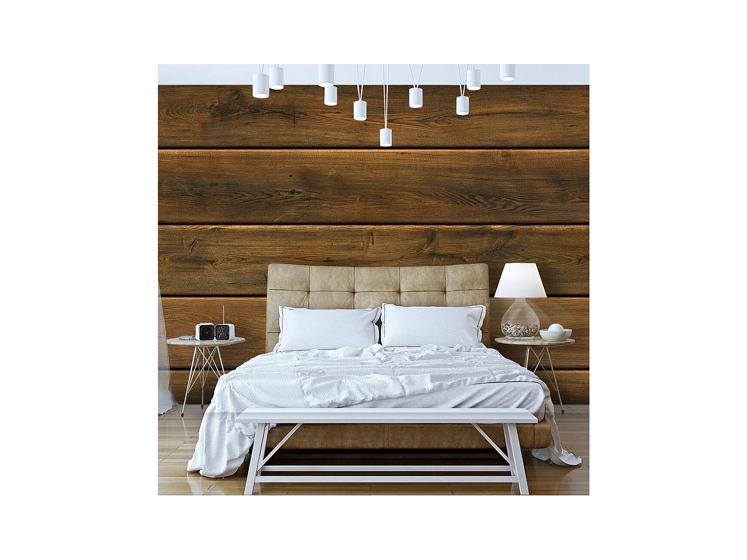 Papier Peint "Wooden Harmony" 105 x 150 cm