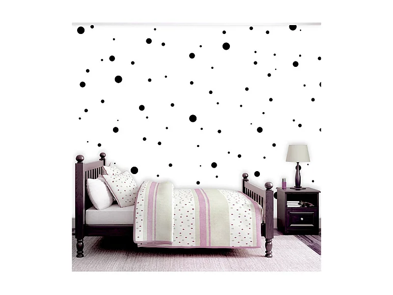 Papier Peint "Stylish Dots" 50x1000cm