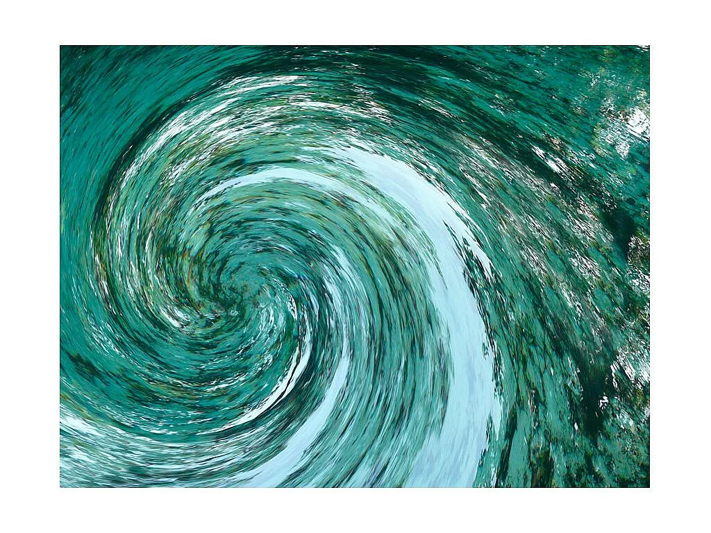Papier Peint "Water Twist" 154 x 200 cm