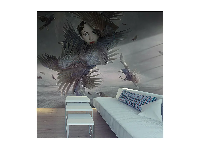 Papier Peint "Couverte de Plumes" 231 x 300 cm