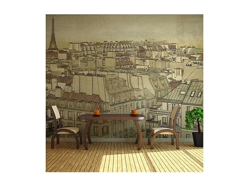 Papier Peint "Good Bye Paris!" 193 x 250 cm