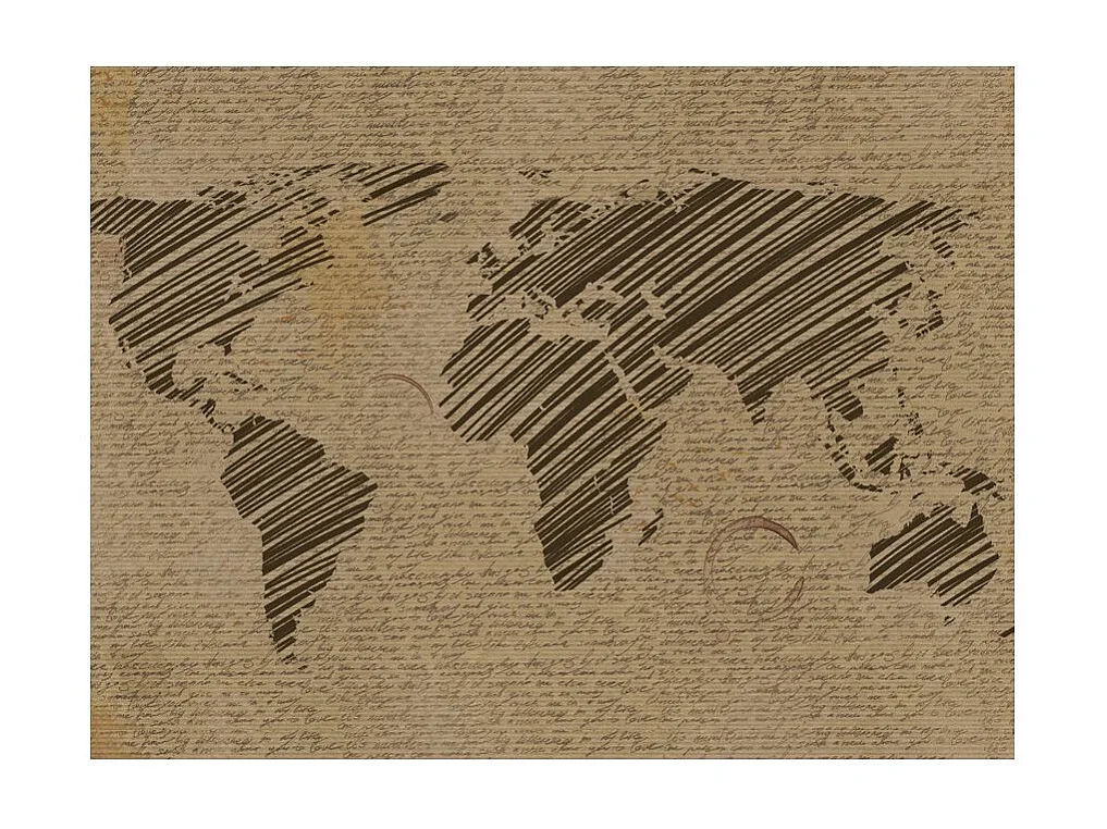 Papier Peint "Notes From Journeys" 193 x 250 cm