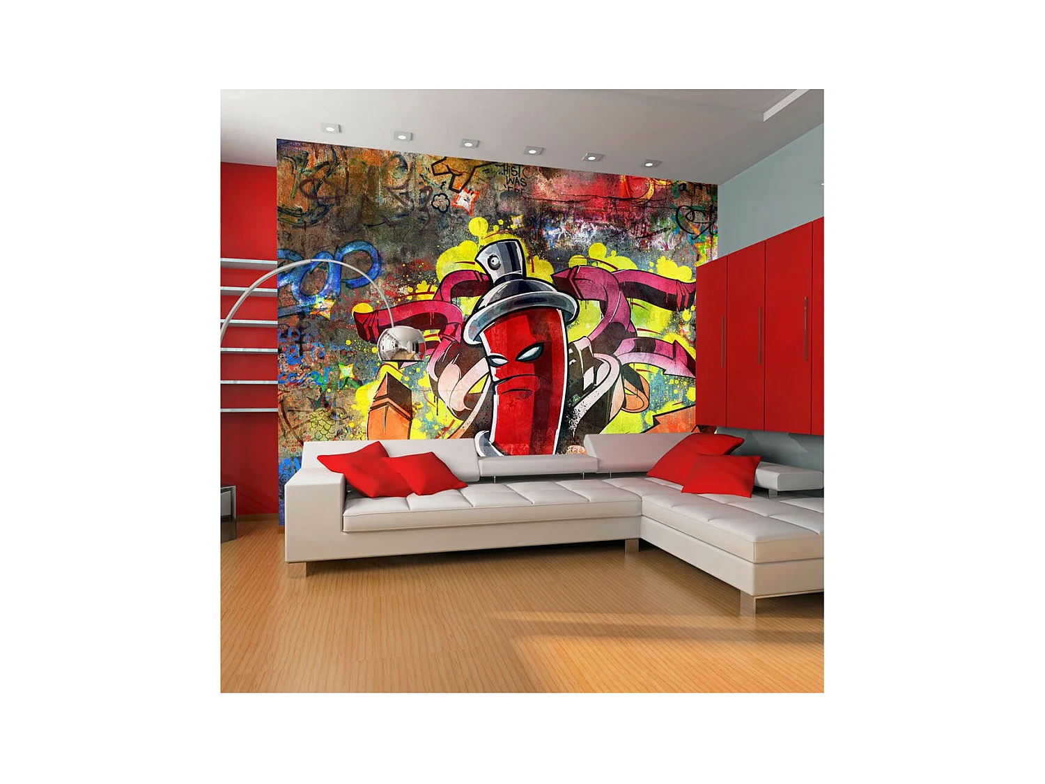 Papier Peint II "Graffiti Monster" 154 x 200 cm