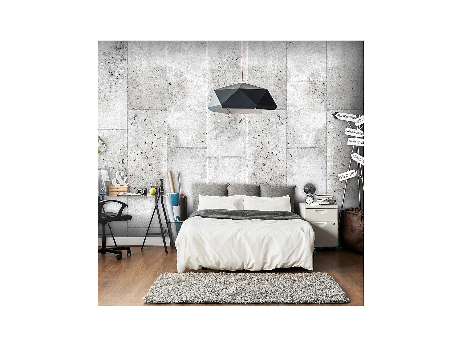 Papier Peint "Concretum Murum" 50x1000cm