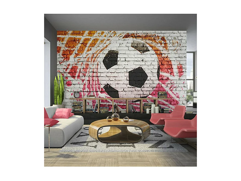 Papier Peint "Street Football" 245 x 350 cm