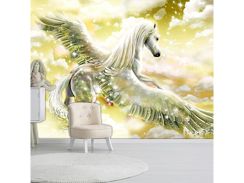 Papier Peint "Pegasus Yellow" 105 x 150 cm