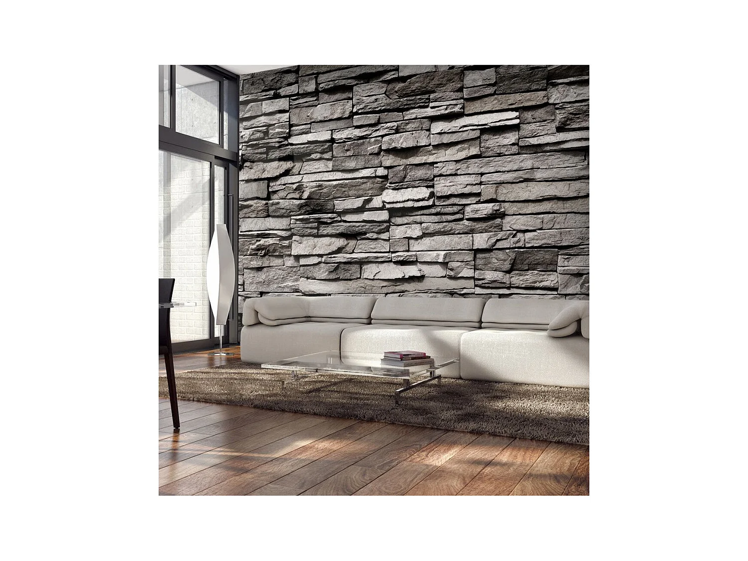 Papier Peint "Granite Bastion" 140 x 200 cm