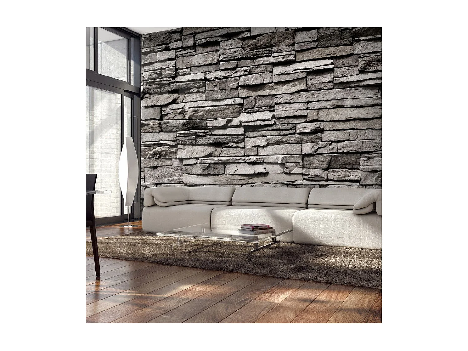 Papier Peint "Granite Bastion" 140 x 200 cm