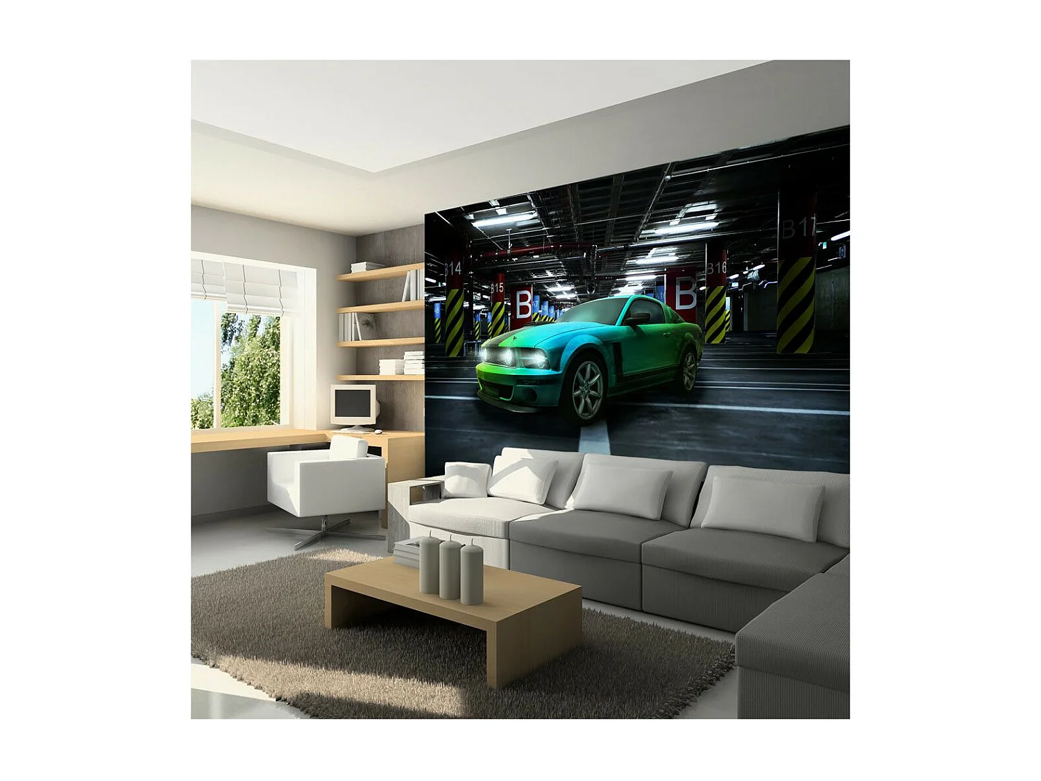 Papier Peint "Green Arrow" 70 x 100 cm