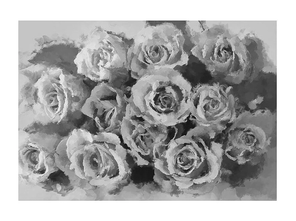 Papier Peint "A Dozen Roses" 270 x 350 cm