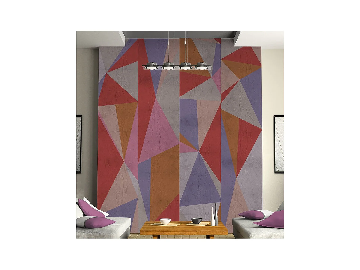 Papier Peint "Triangles!" 50x1000cm