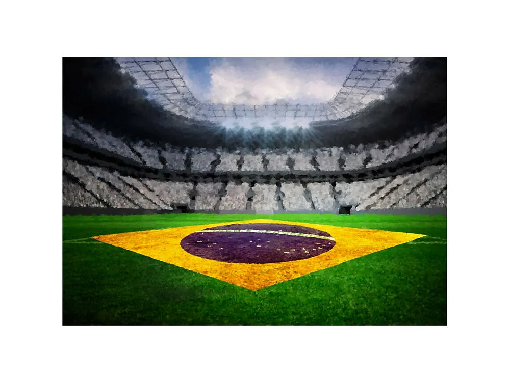 Papier Peint "Brazilian Stadium" 70 x 100 cm