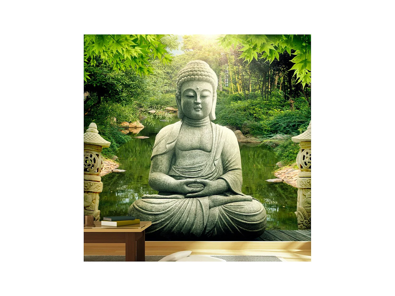 Papier Peint "Buddha's Garden" 175 x 250 cm