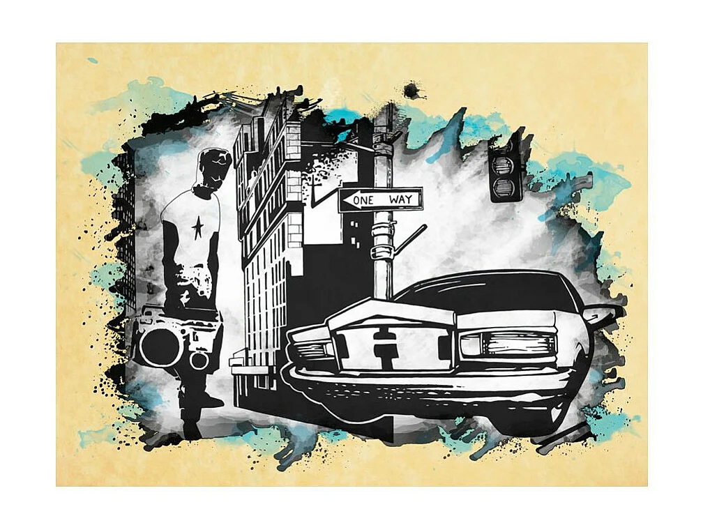 Papier Peint "Urban Atmosphere" 231 x 300 cm