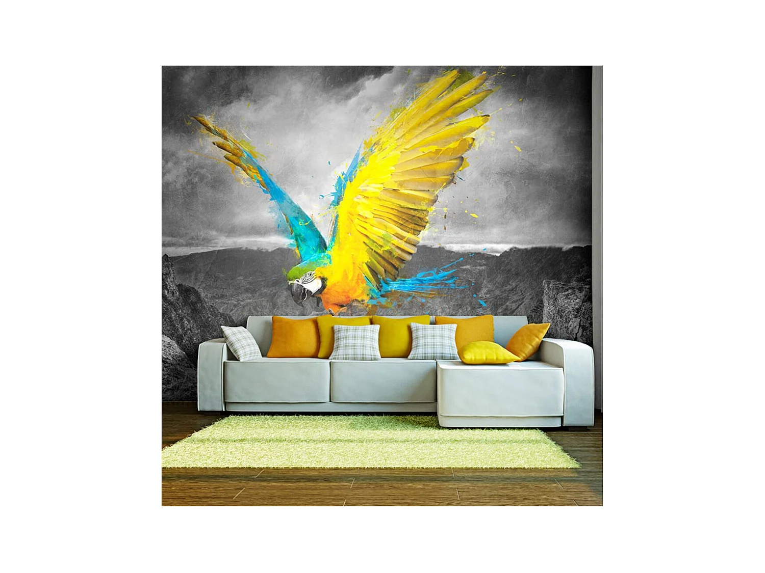 Papier Peint "Exotic Parrot" 270 x 350 cm