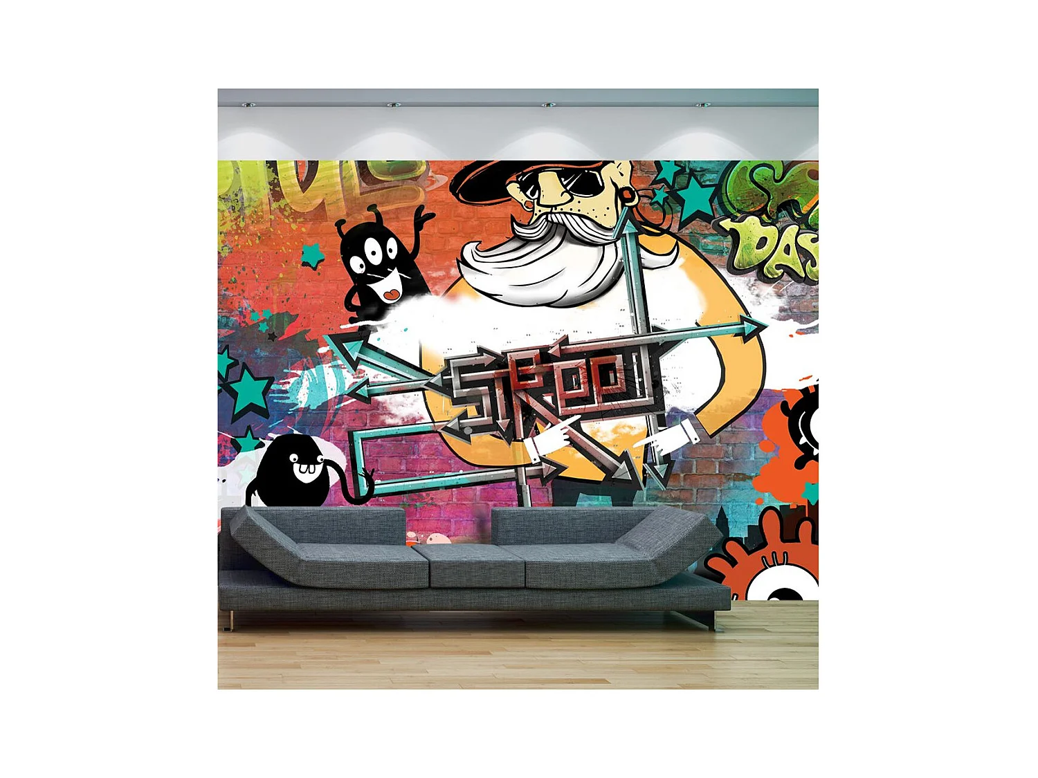 Papier Peint "Street Movie" 210 x 300 cm