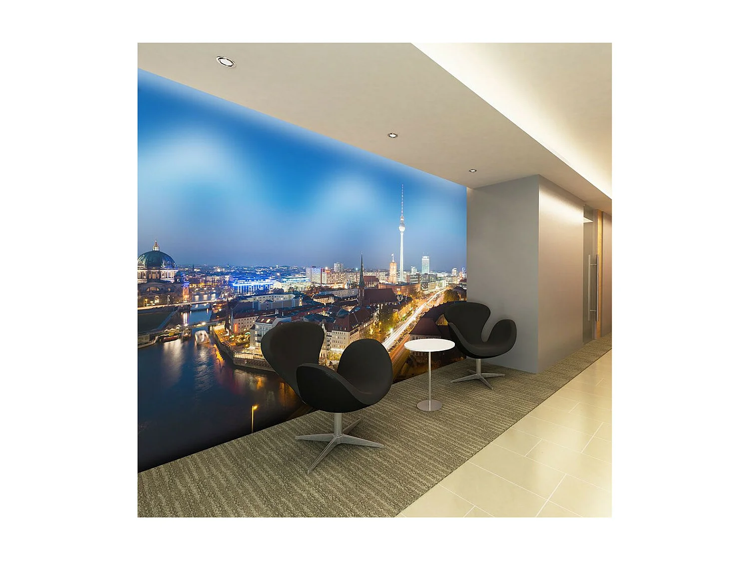 Papier Peint "Berlin By Night" 193 x 250 cm