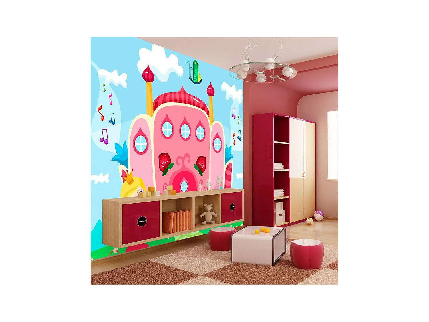 Papier Peint "Château" 193 x 250 cm