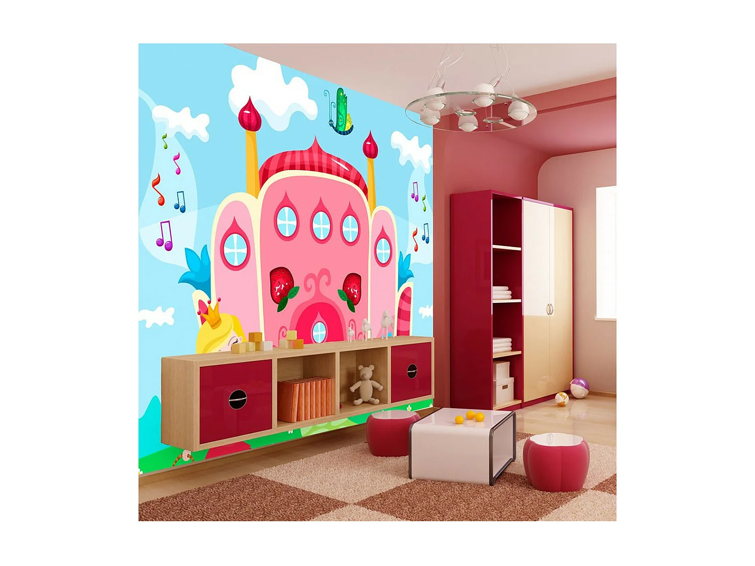 Papier Peint "Château" 193 x 250 cm