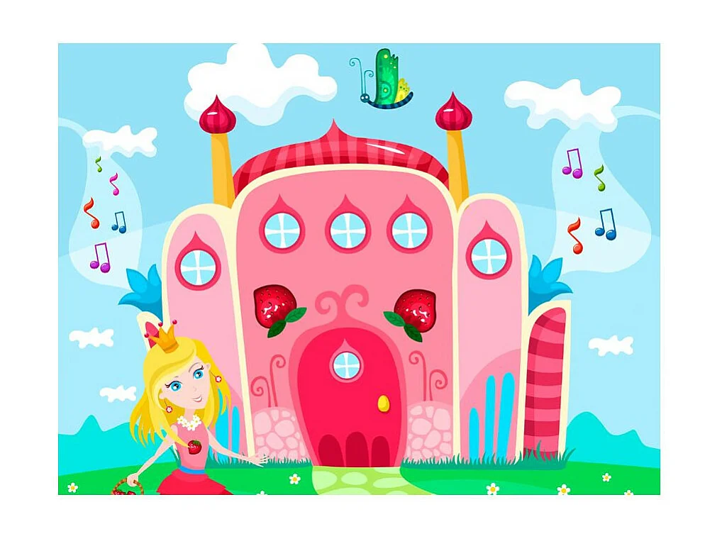 Papier Peint "Château" 193 x 250 cm