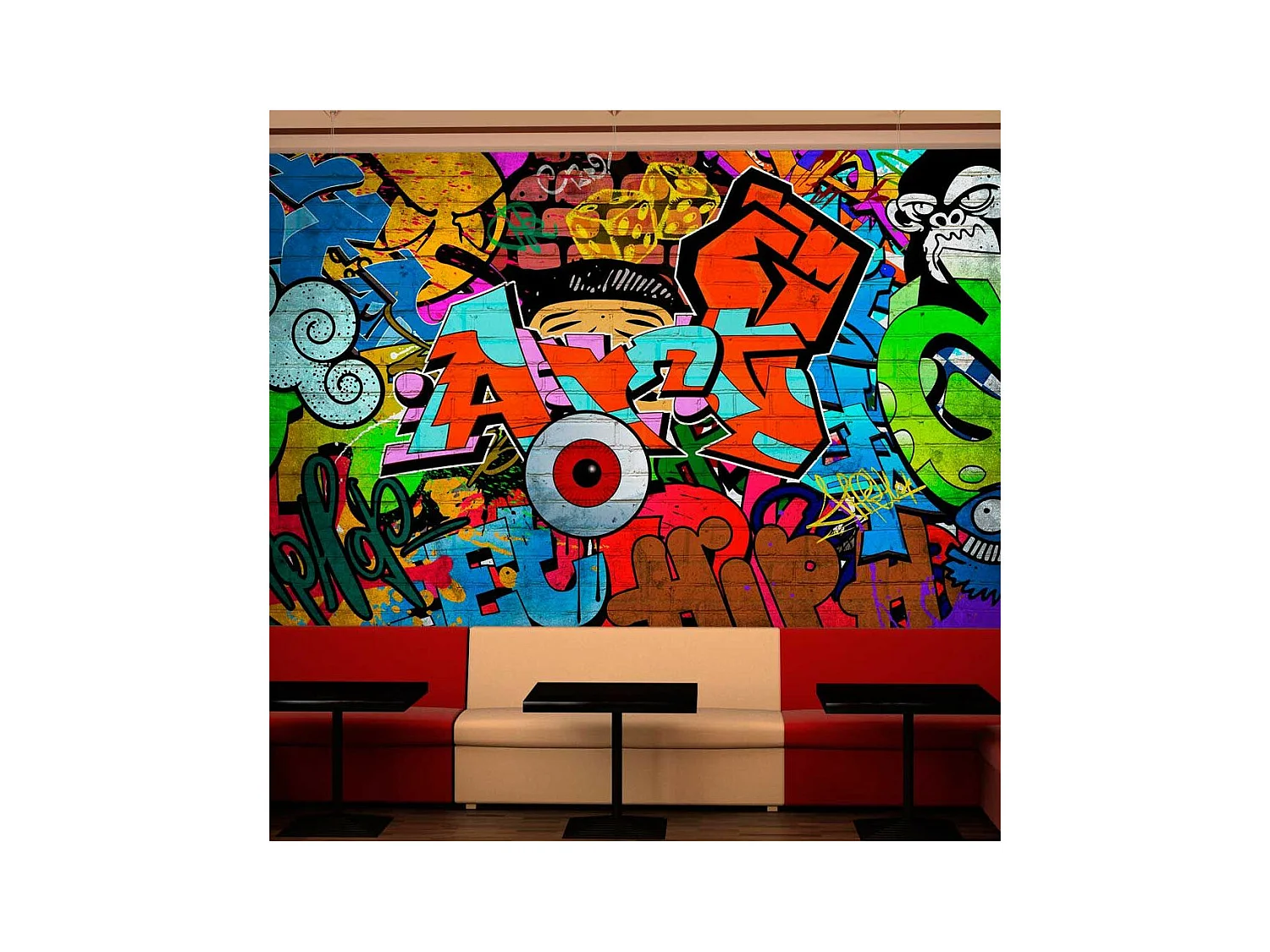 Papier Peint "Graffiti Art" 175 x 250 cm