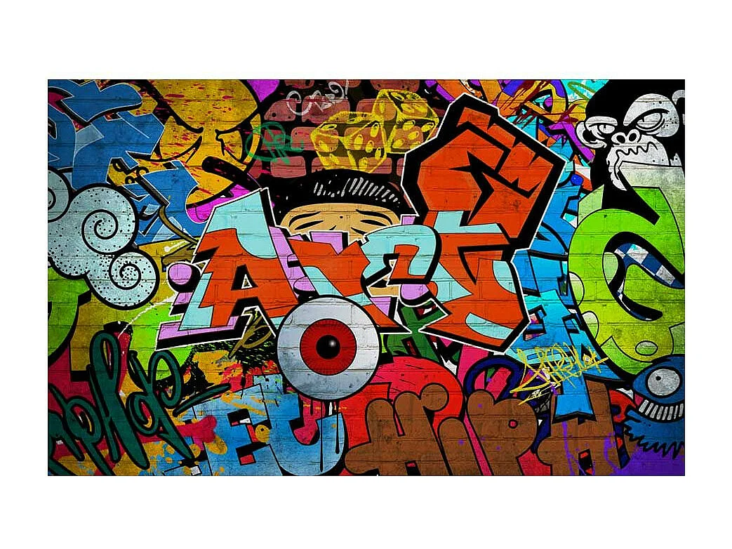 Papier Peint "Graffiti Art" 175 x 250 cm