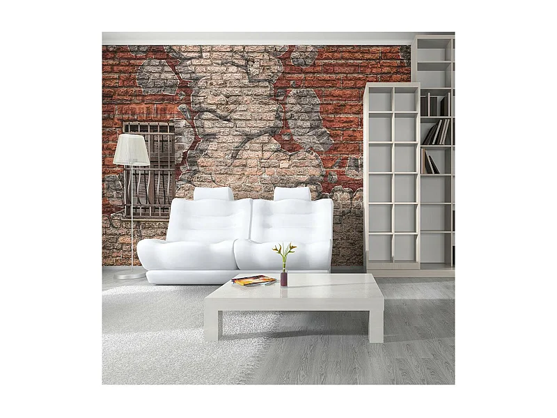 Papier Peint "Break the Wall" 154 x 200 cm