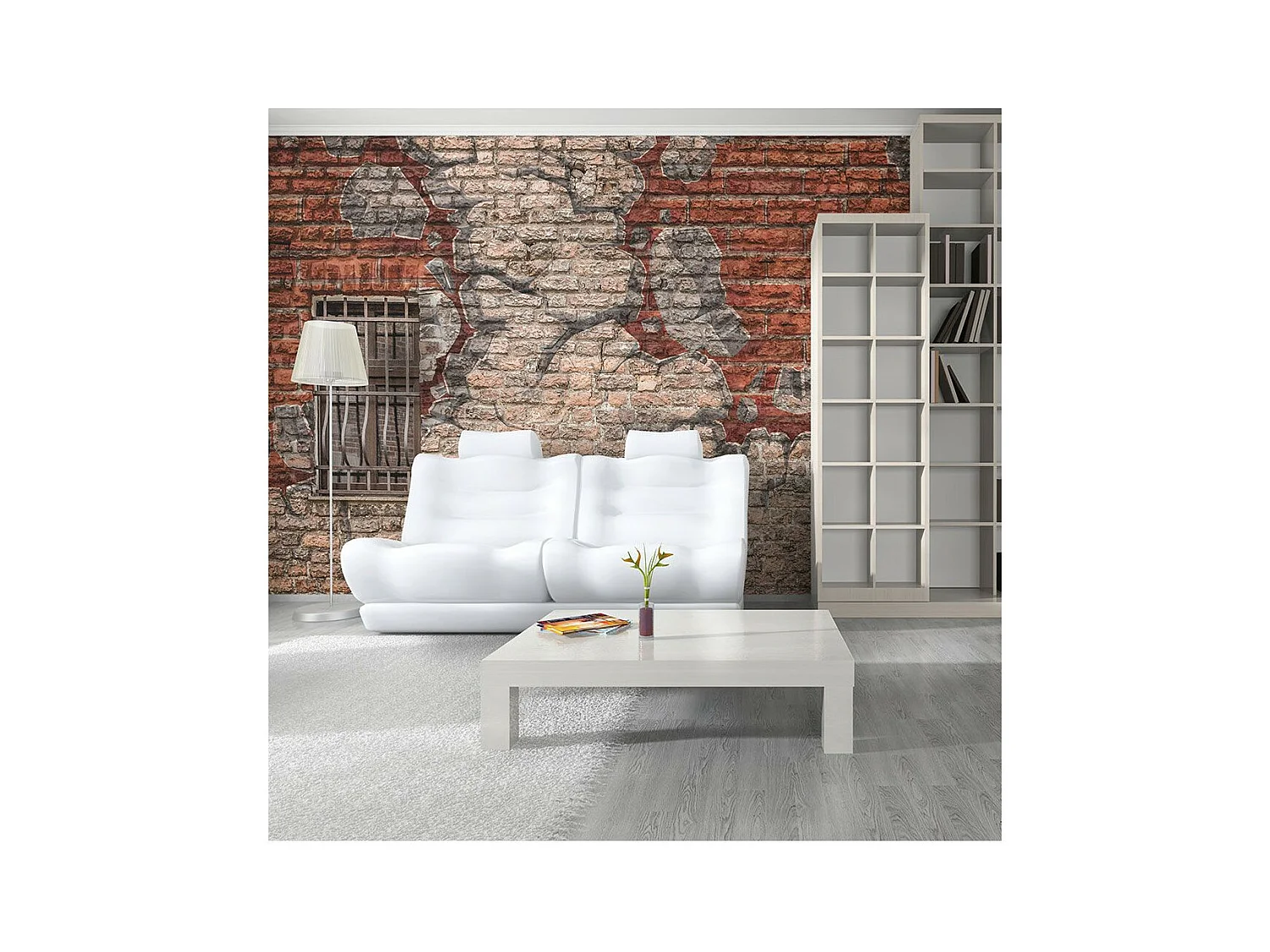 Papier Peint "Break the Wall" 154 x 200 cm