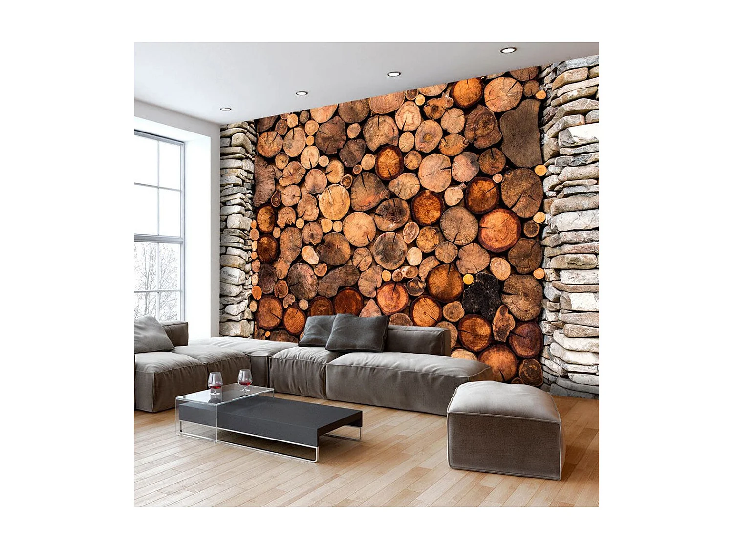 Papier Peint "Wooden Gate" 175 x 250 cm