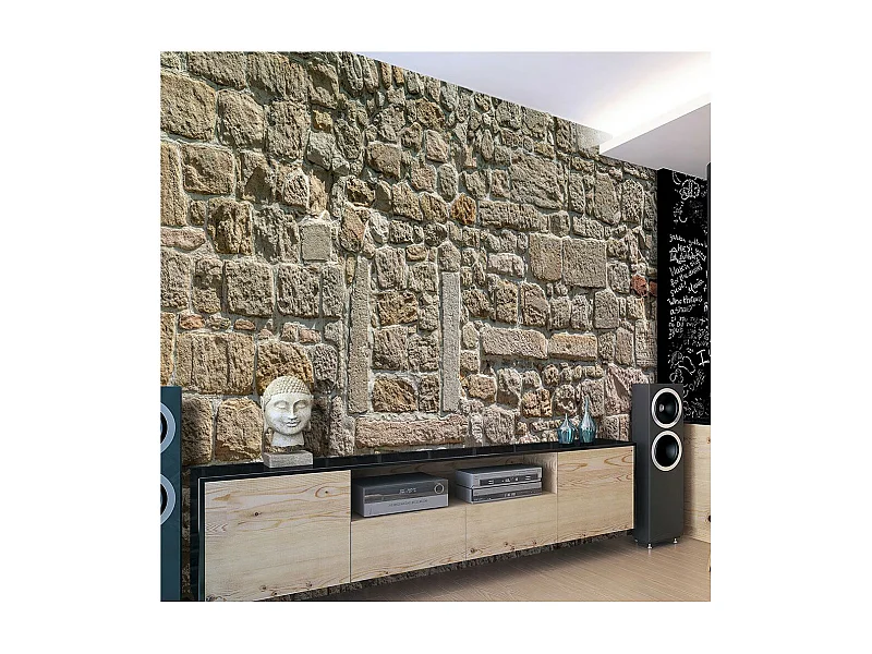 Papier Peint "Wall From Stones" 70 x 100 cm
