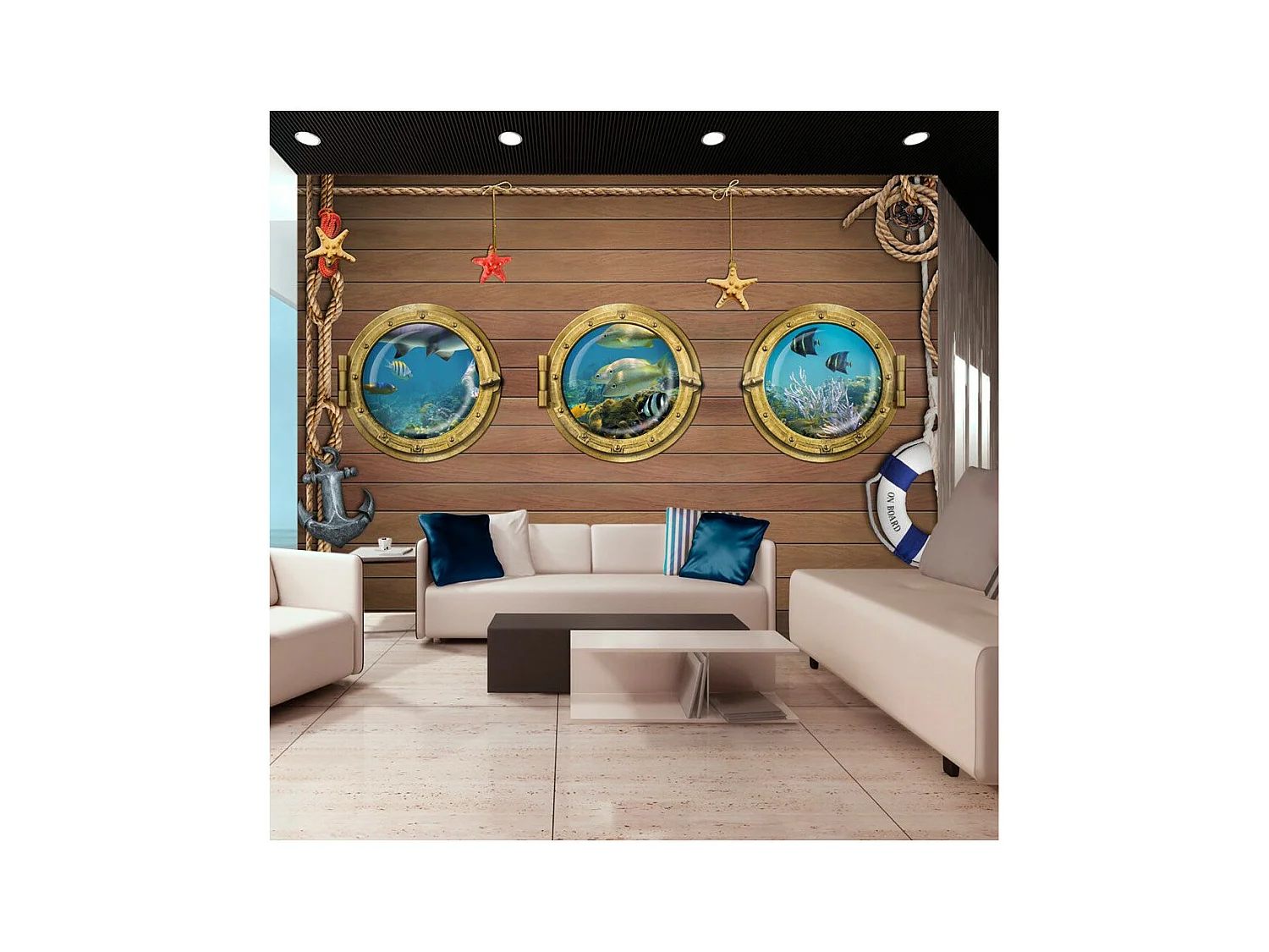 Papier Peint "Overboard" 140 x 200 cm