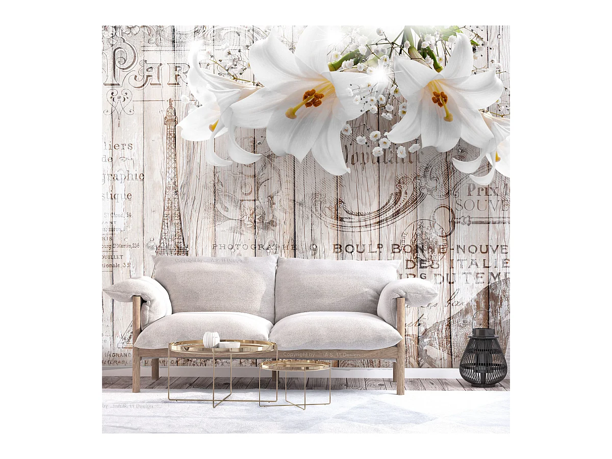 Papier Peint "Parisian Lilies" 175 x 250 cm