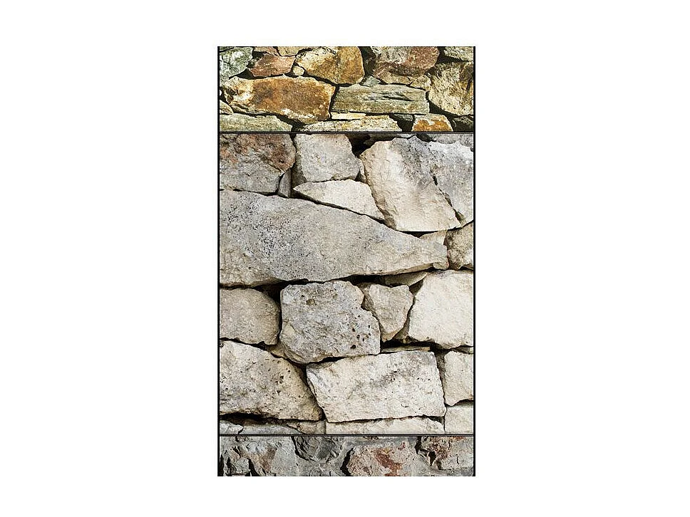 Papier Peint "Puzzle with Stones" 50x1000cm