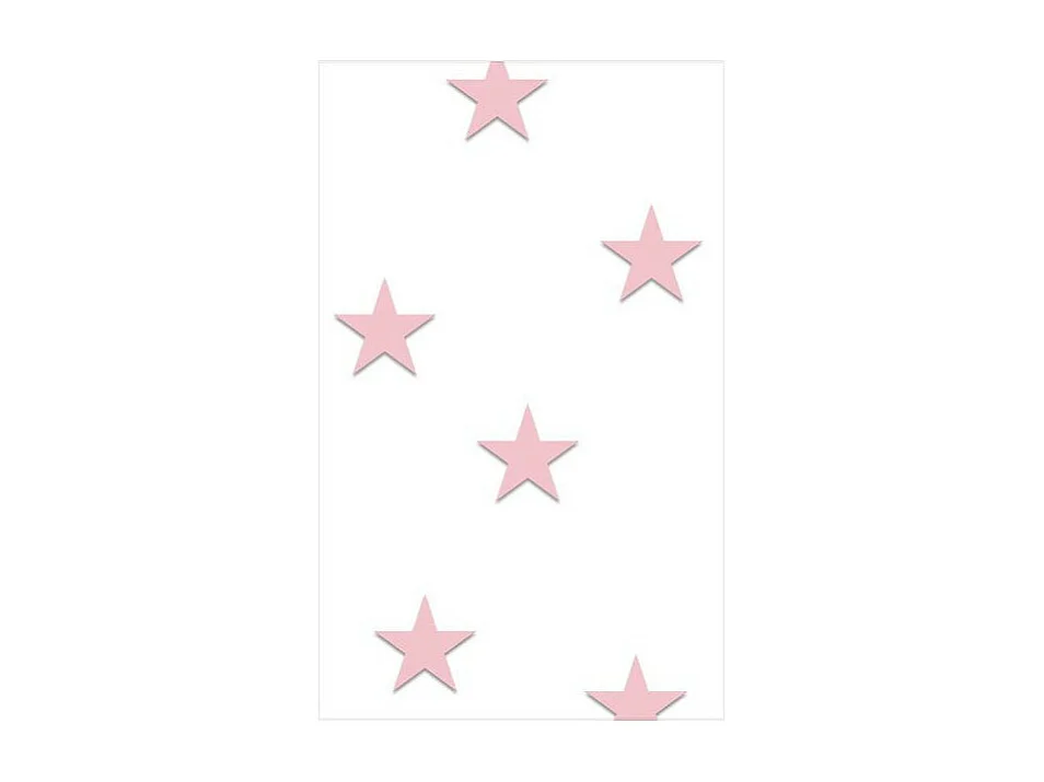 Papier Peint "Pink Stars" 50x1000cm