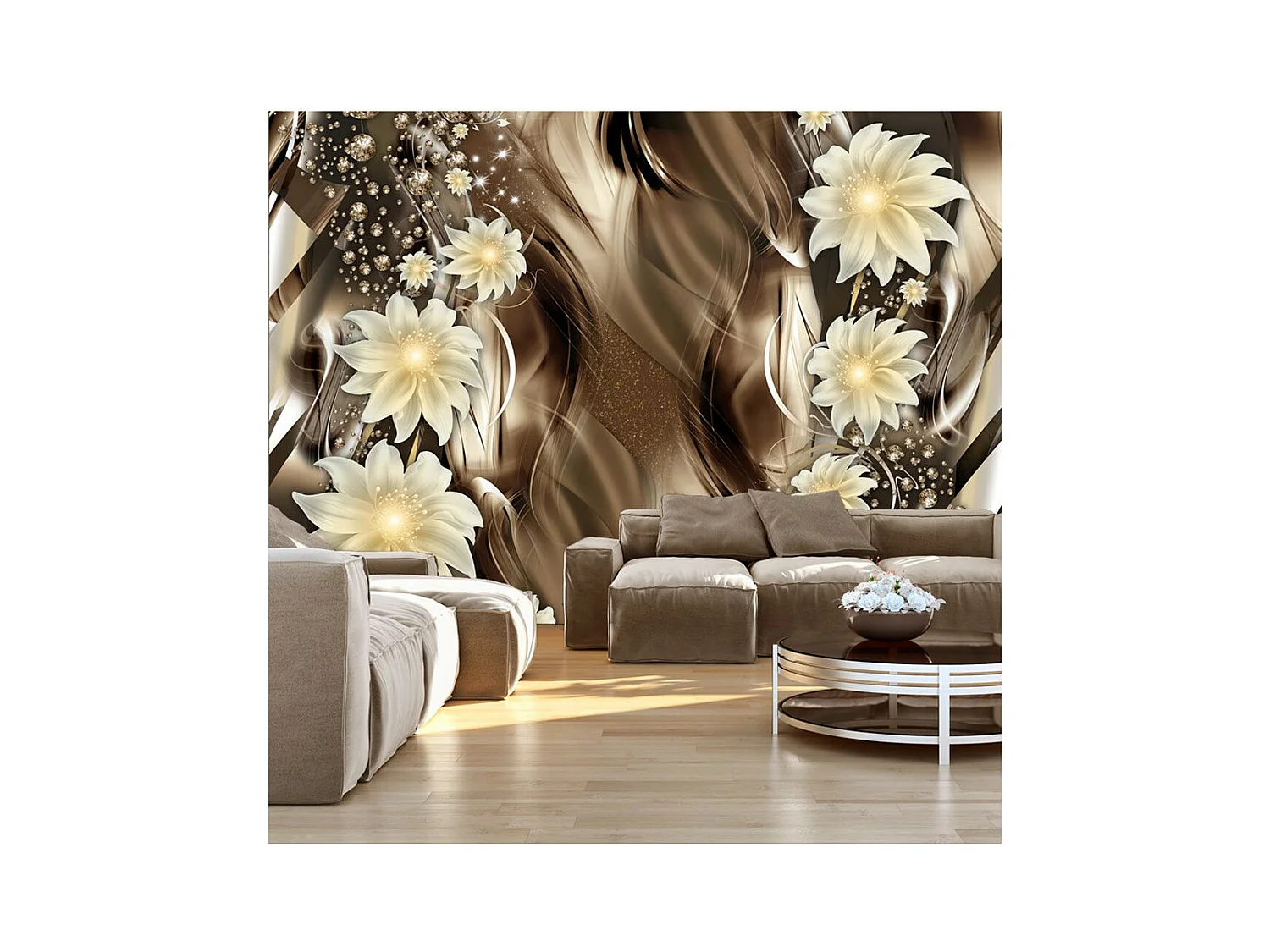 Papier Peint "Depths of Bronze" 245 x 350 cm