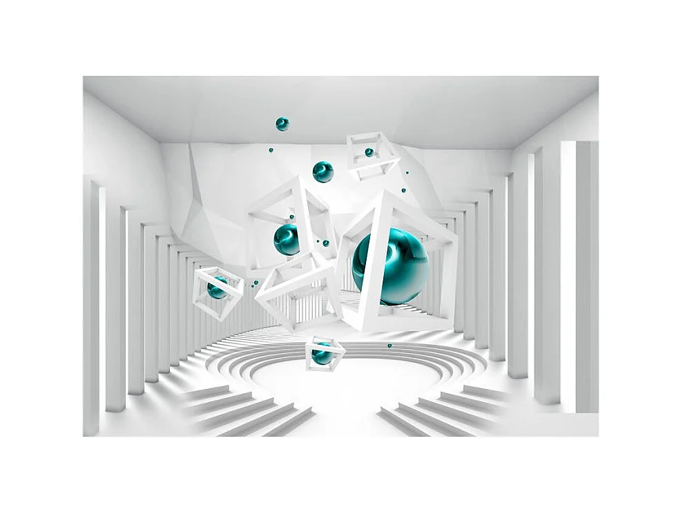 Papier Peint "Corridor of Geometry" 105 x 150 cm