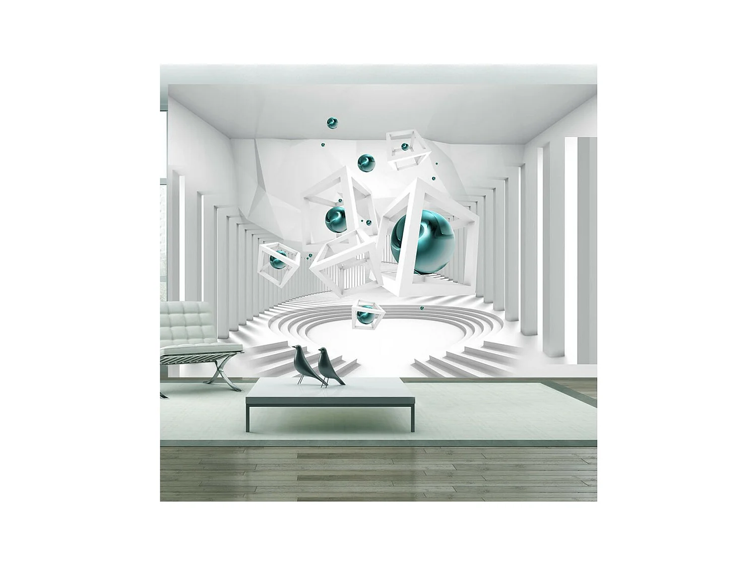 Papier Peint "Corridor of Geometry" 105 x 150 cm
